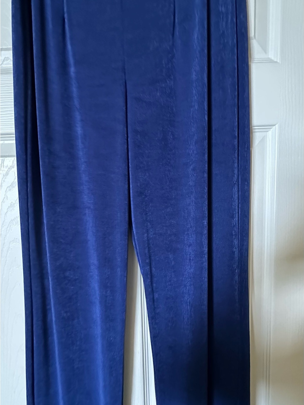 Chico's Travelers Collection Straight-Leg Pants and Matching Top - Deep Blue